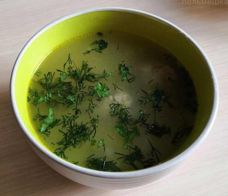 Суп с фрикадельками