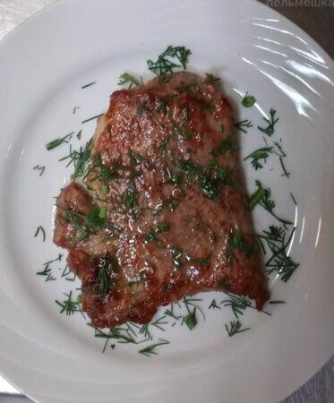 Шницель куриный.
