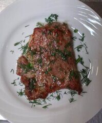 Шницель куриный.
